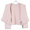 Celine Domestic Regular 23AW 2A43Y270R Chasseur Jacket Brushed Mohair Knit Jacket M Pale pinkUsed