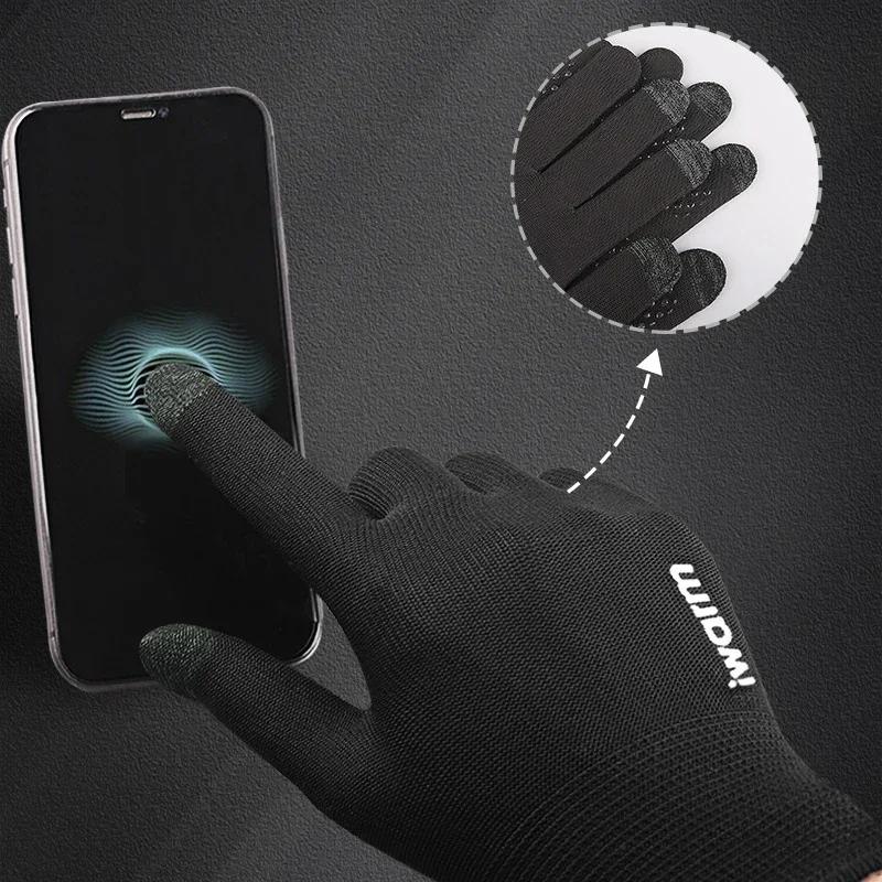 Winddichte Winterwarme Handschuhe Radhandschuh Rutschfester Thermofleece-Handschuh Vollfinger Angeln Motorrad Skifahren Handschuh