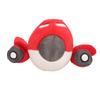 Plush Dog Squeaky Toy Bite Resistant Teeth Grinding Cleaning Interactive Airplane Shape Stuffed Puppy Chewing Toy Red