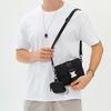 Oxford Cloth Male Crossbody Bag Black Waterproof Shoulder Bag Zipper Outdoor Travel Pouch  Travel