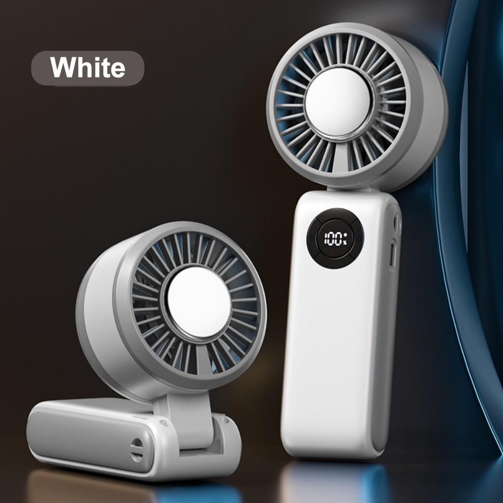 Newstyle Handheld Mini Turbo Fan 100 Wind Speeds Adjustable 4000mAh Batteries Cold Compress Mini Personal Fan USB Charging Fan