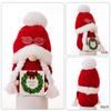 New Red Cute Gnome Doll Christmas Hairball Knitted Hat Dwarf Faceless Doll Boy Girl Forest Old Man Christmas Decor Xmas Ornament