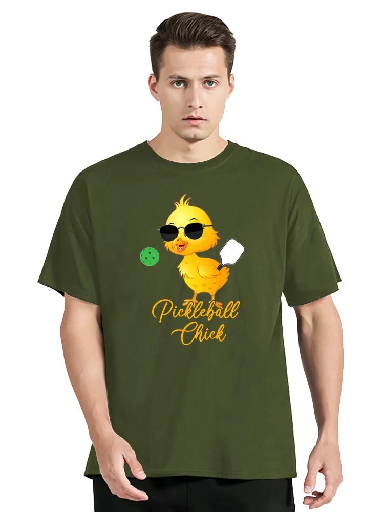 Pickleball Chick Funny T Shirt Graphic Cotton Tshirt Streetwear Short Sleeve Birthday Gifts Summer Style T-shirt Men Clothing