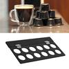 Clear Acrylic Coffee Pods Rack Wall Mount Coffee Pods Stand Coffee Pods Shelf Acrylic Coffee Pods Holder for Coffee Pods