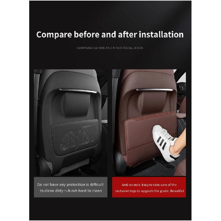 It Is Suitable for Hongqi H9/H7/H5/HS7/HS5/EHS3/EQM5 Seat Anti-kick Mat Rear Protection Car Interior Decoration Products