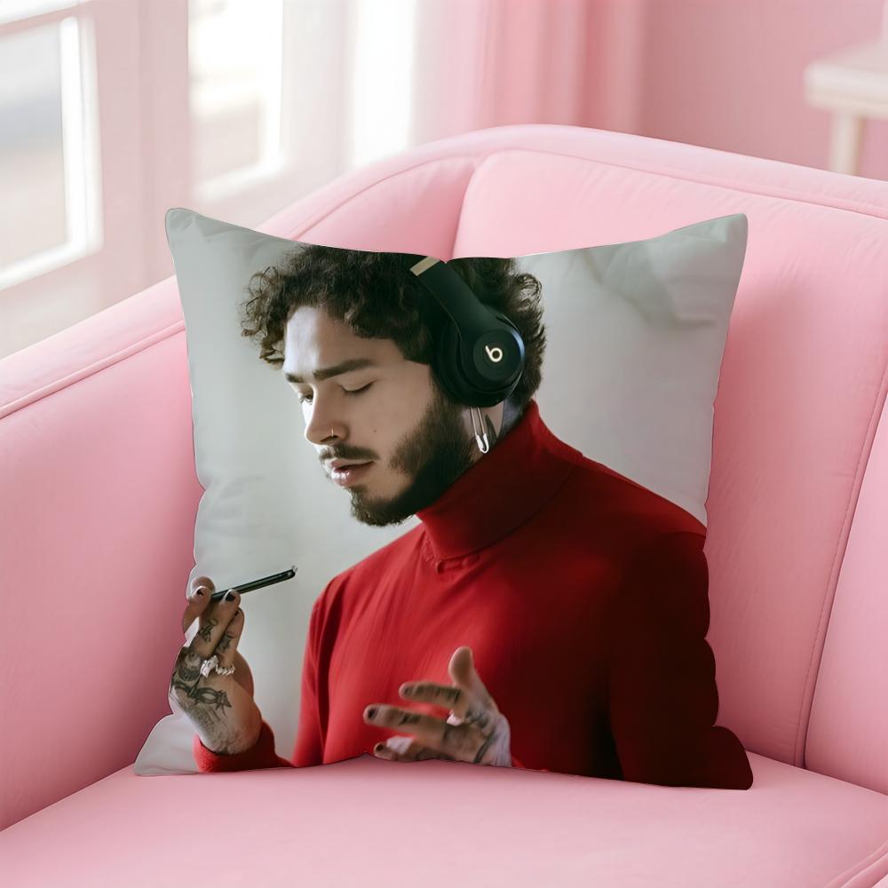 P-Post Malones Singer Hot Cushion Cover Comfortable Reversible Pillow Cover Ideal For Car Sofa Bedroom & Beyond