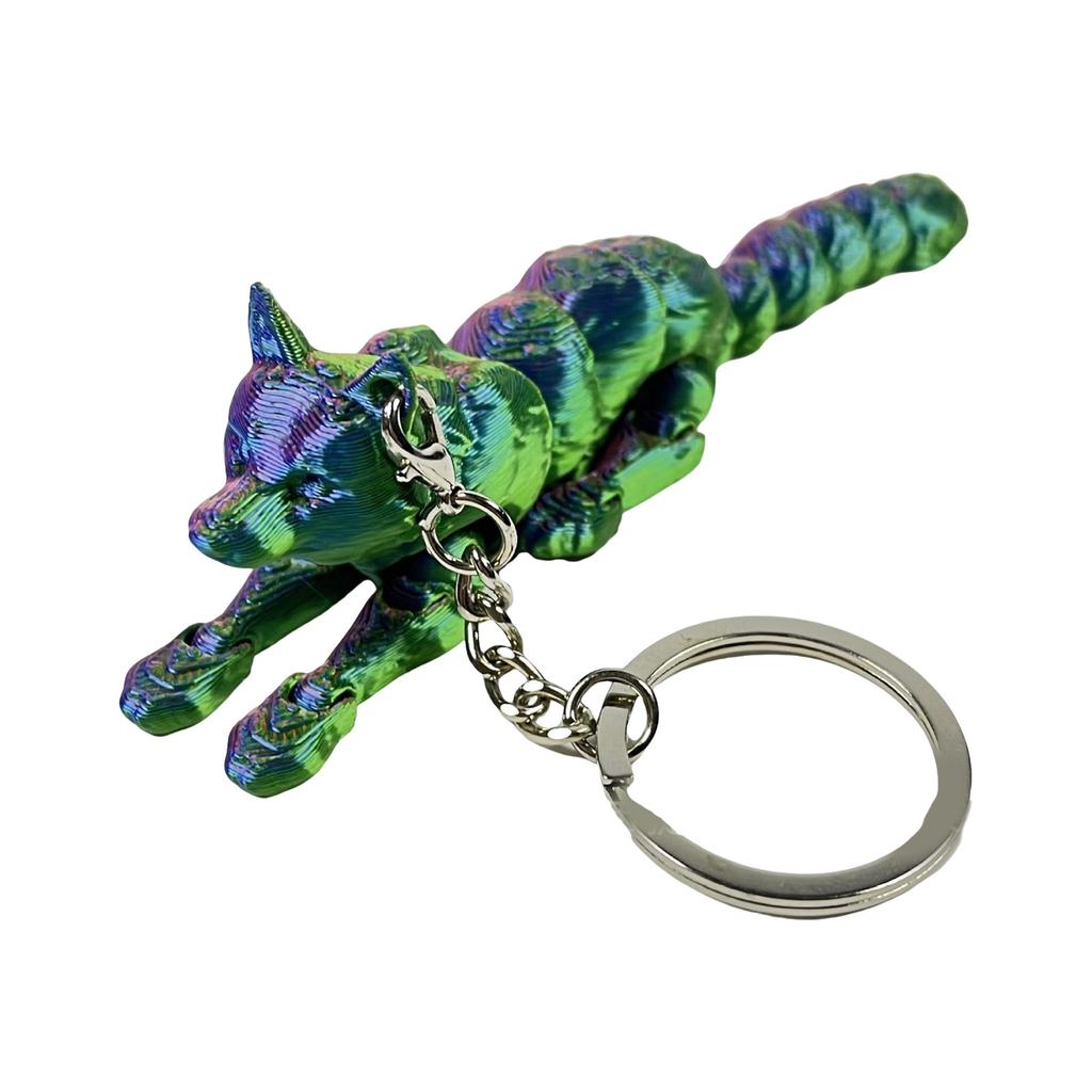 Fashionable Husky Shaped 3D Keychain Craft from Plastic Materials Portable and Sturdy Convenient for Unique Decoration