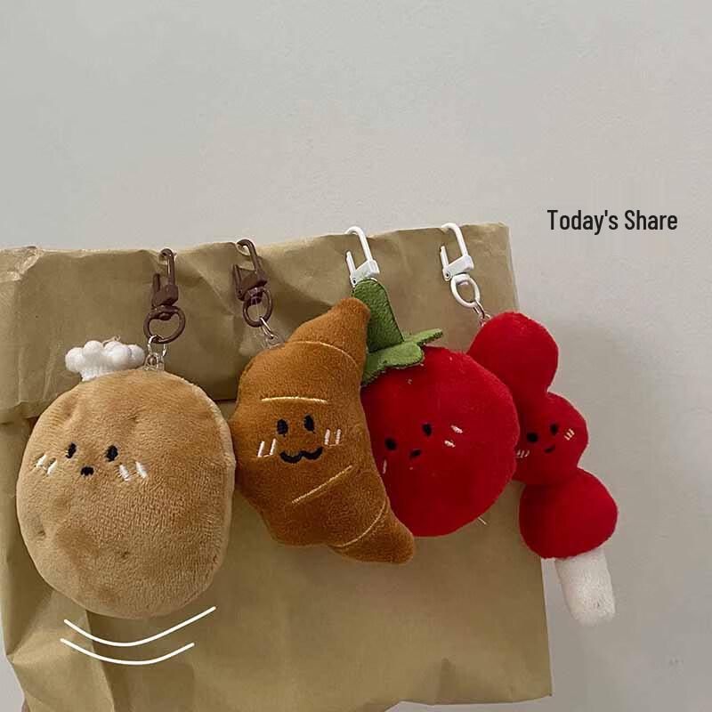 Плюшевый брелок-брелок Changbaosen на тему еды, набор Standard
