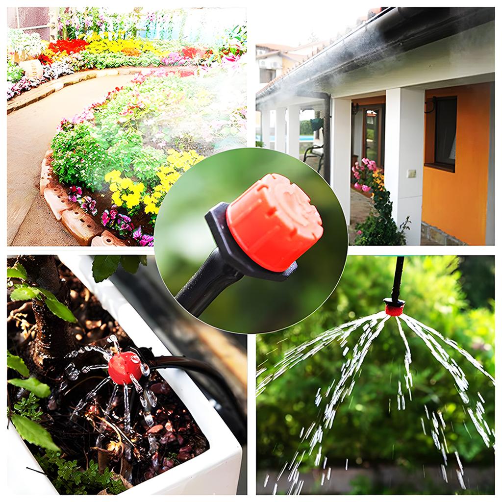Automatic Drip Irrigation Kits for Garden 25m/82FT Automatic Garden Watering Misting System for