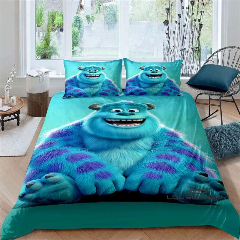 3 daļas Disney Briesmoņi, Inc.. Gultasveļas