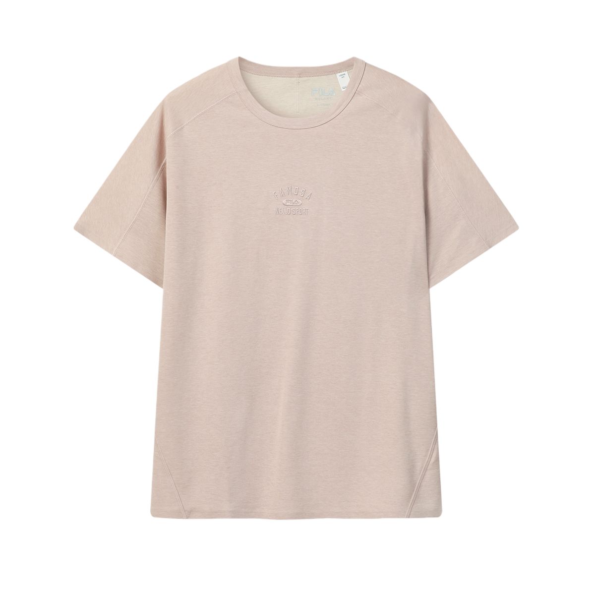 FILA Milano Series Loose Fit Crew Neck Pullover Knit Short Sleeve T-Shirt Men tops F11M615107F-PK M