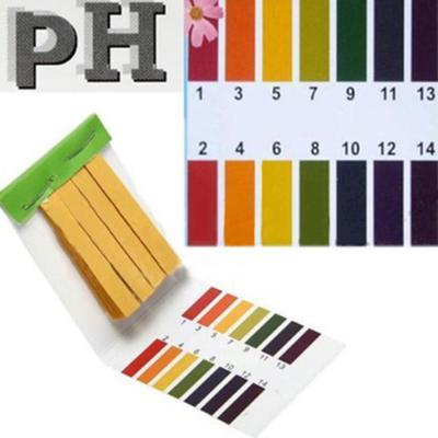 PH Testpapper 80 Strips Full Range Ph Basic Acid 1-14 Lakmustestsats