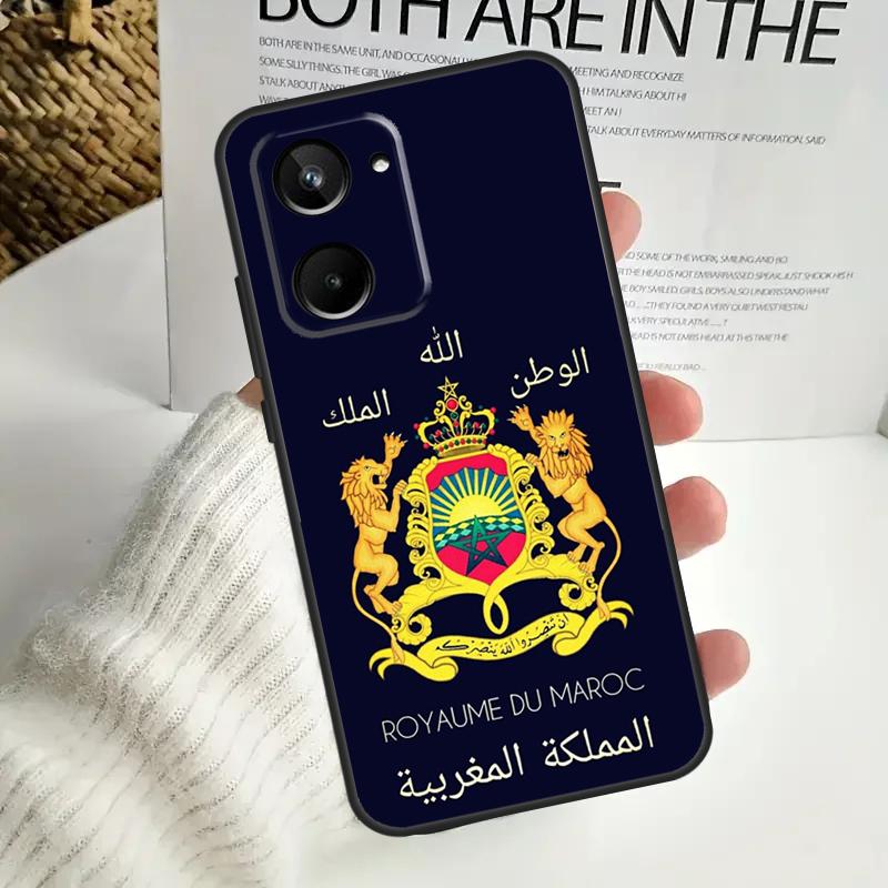 Morocco Maroc Moroccan Flag For Realme GT6 GT7 15 Pro 10 11 12 13 14 Pro Plus C55 C71 C75 C67 C63 C61 C53 C35 C65 Case