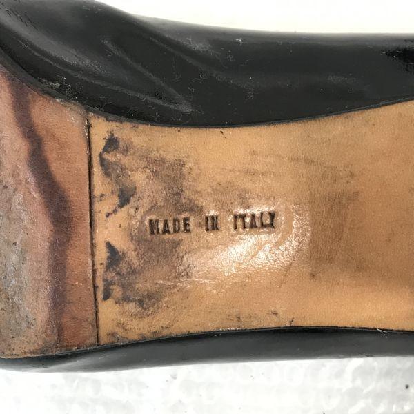 Salvatore Ferragamo Pumps High Heel Size 5C 22.5 Black Shoes Pumps(USED)