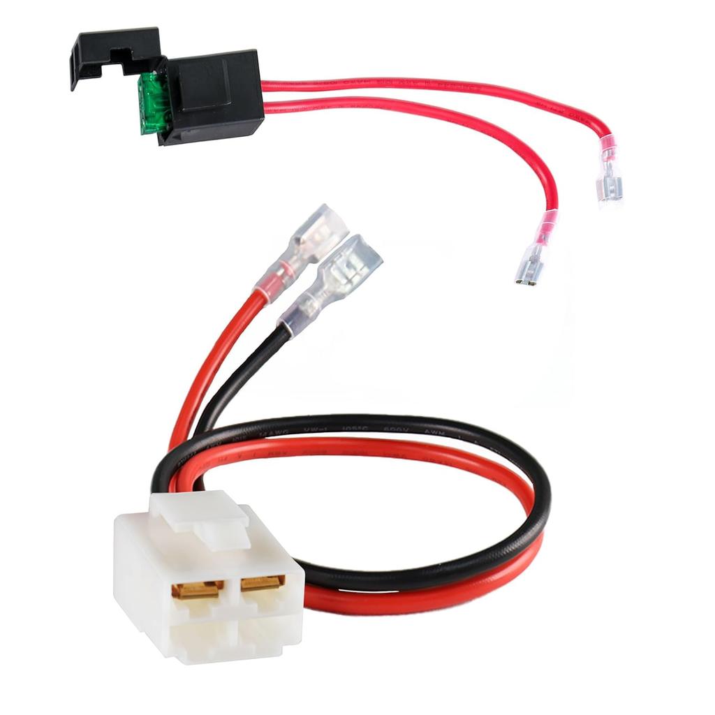 Battery Wiring Harness Kit for Razor MX350, MX400, 14AWG 4-Pin 2-Wire | Replacement Power Cable for Electric Scooters