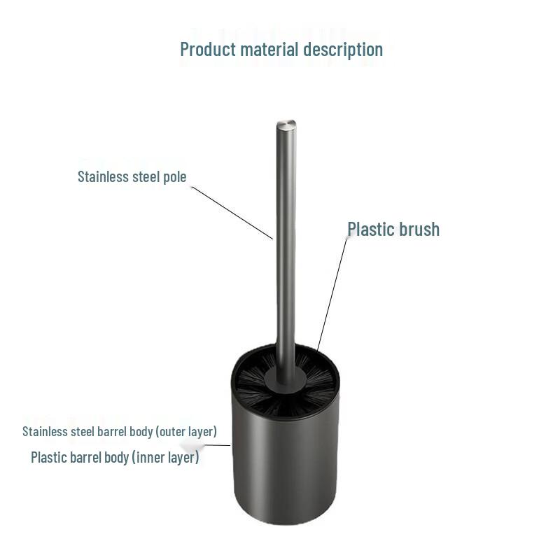 Xihe Stainless Steel Toilet Brush