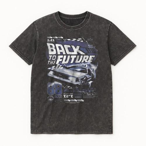 Back To The Future Unisex Adult Hill Valley Vintage T-Shirt
