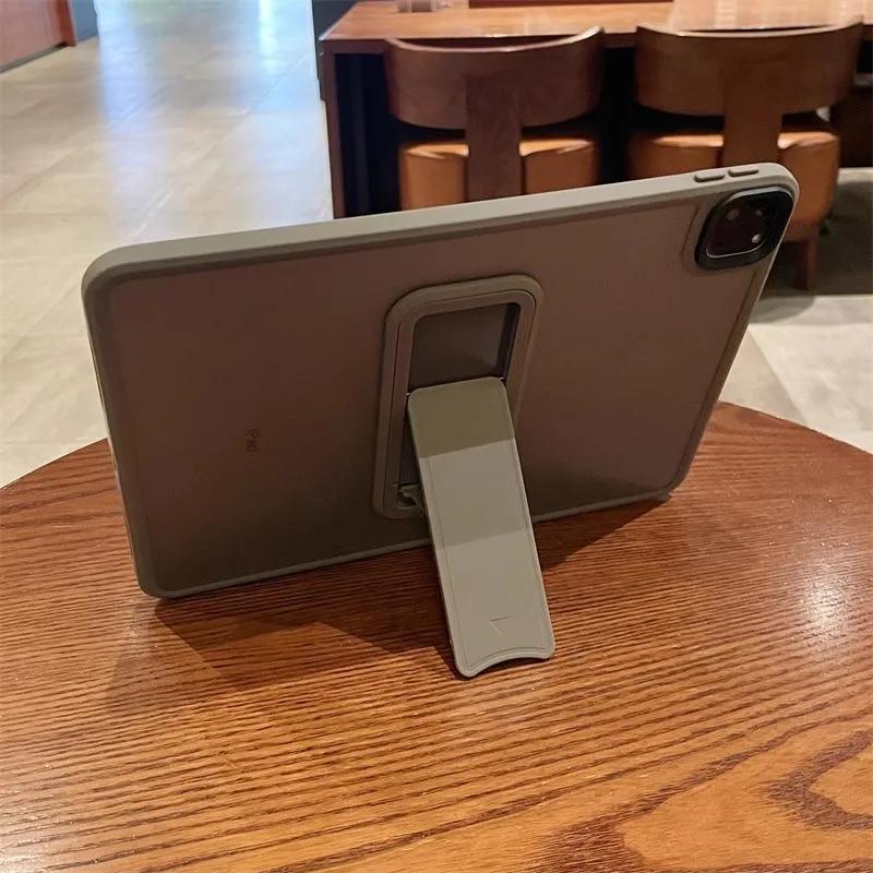 Matte Armor Holder Tablet Case for Xiaomi Pad 7 5 Pro 6 Pro 11 Redmi Pad SE 8.7 SE 11inch TPU Soft Bumper Stand Protective Cover