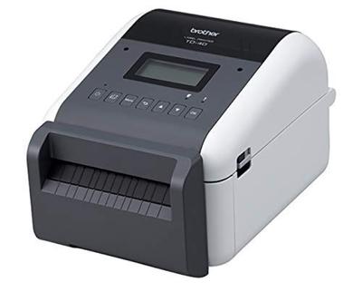 Stampante Host per Etichette Termiche Monocromatiche Brother Industries, larghezza etichetta 4 pollici, TD-4550DNWB / 300 dpi / USB / LAN Cablata / Wi-Fi / Bluetooth / RS-232C / USB