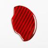 4Pcs Red Carbon Fiber Interior Door Handle Bowl Cover For Nissan Sentra 2016-21