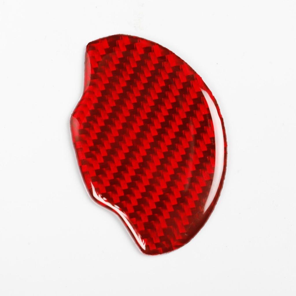 4Pcs Red Carbon Fiber Interior Door Handle Bowl Cover For Nissan Sentra 2016-21