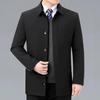 Qualität Mode Herrenjacke Business Casual Jacke Herren Büro Anzugmantel Frühling Herbst Uni Marke Herrenmantel