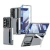 Suitable for Samsung Z Fold7 Mobile Phone Case Folding Screen Business Leather Card Bag Push Window Magnetic Suction Protection Case