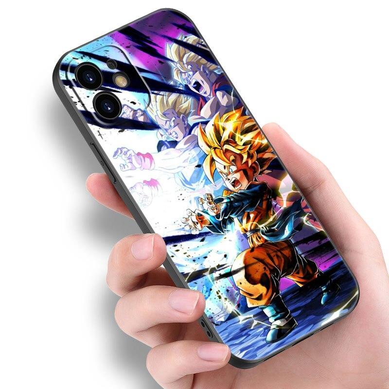 

Чехол для телефона с японским аниме «Kid Goku» для Apple iPhone 14 13 12 Mini 11 Pro Max 7 8 XR X XS 7 8 Plus SE 2020 2022, черный чехол iPhone 11