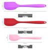 Silicone Baking Spatula Set - Large & Small Cream Mixers
