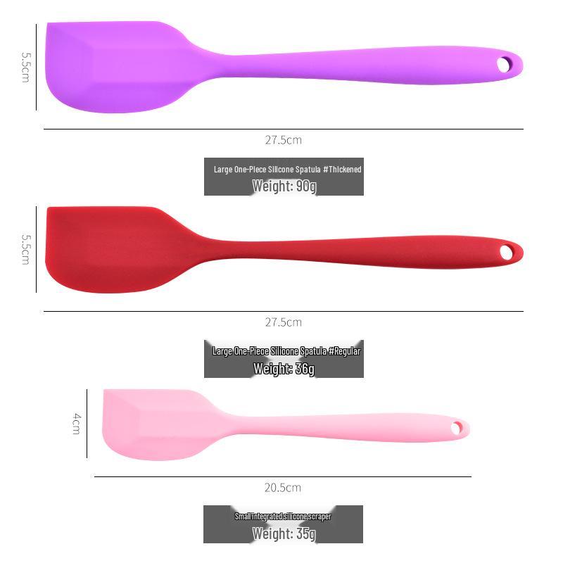 Silicone Baking Spatula Set - Large & Small Cream Mixers