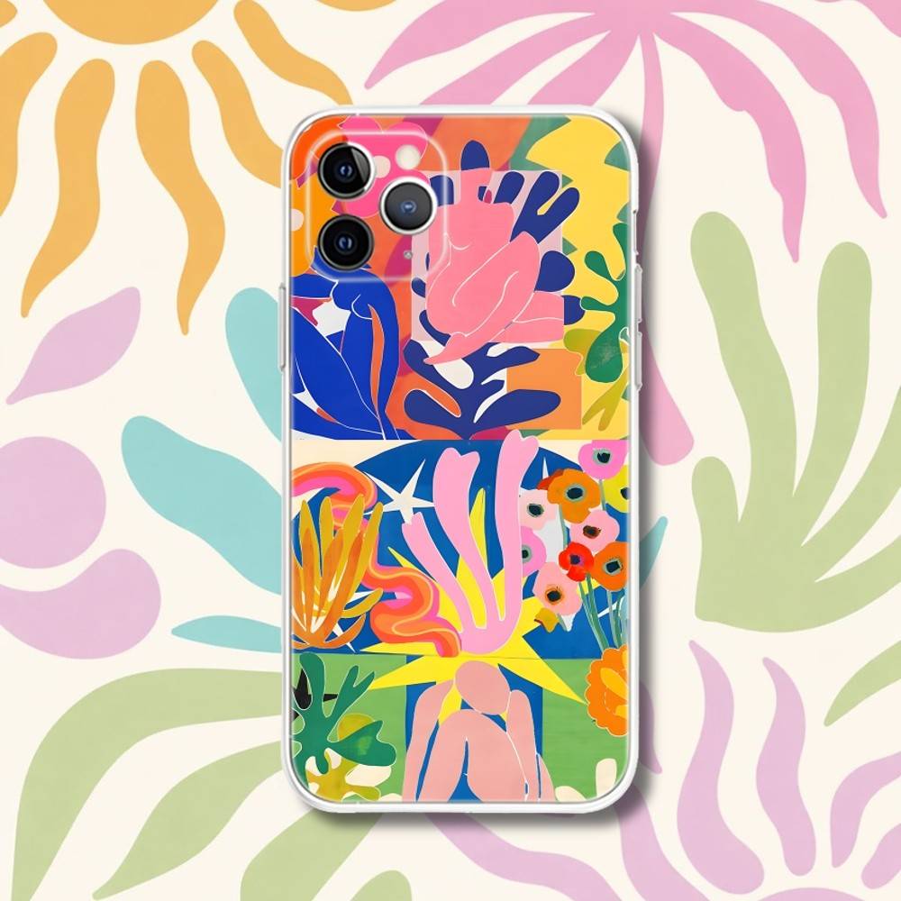 H-Henri Matisse Paintings Art Phone Case For iPhone 17,16,15,11,12,14,13 Pro Max Plus Mini X,XS,XR,7,16E Air Transparent Fundas