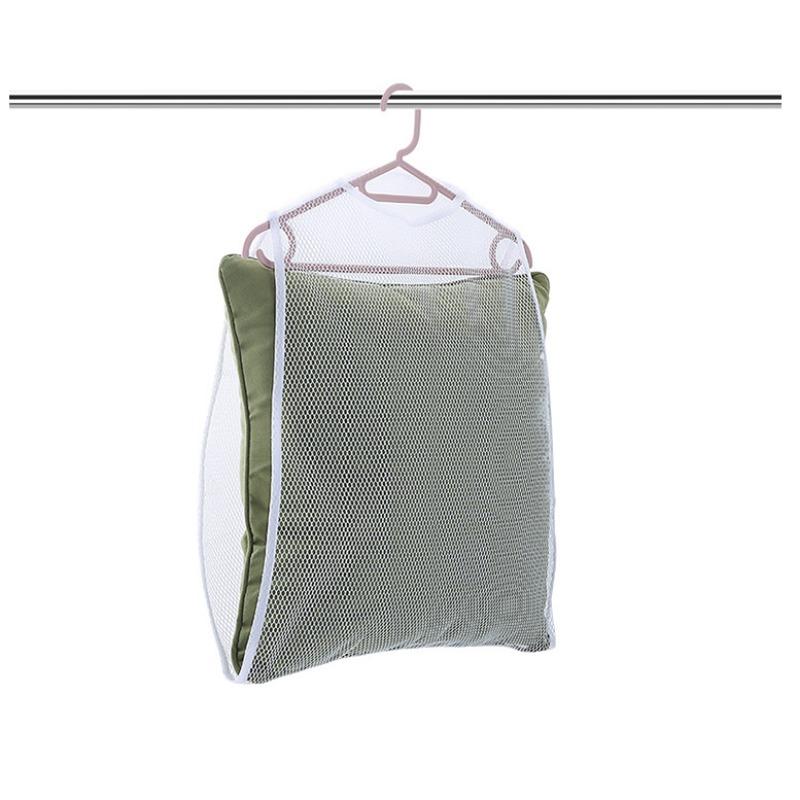 Trockenkissennetz, Trockennetz, Balkon, Winddichtes Kissen, Trockennetz, Tasche, Spielzeug-Trockenständer, Hängetest, Winddichter Wäscheständer