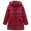 Fashion Winter Jackets Woman Parkas Hooded Loose Thick Warm Women's Long Coats