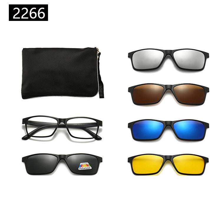 22XX Magnetic Clip-on Polarized Sunglasses for UV Protection and Driving