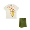 Gucci Bananya Women's Printed T-shirt White (Unisex) T-Shirts 615044 XJD82 9095