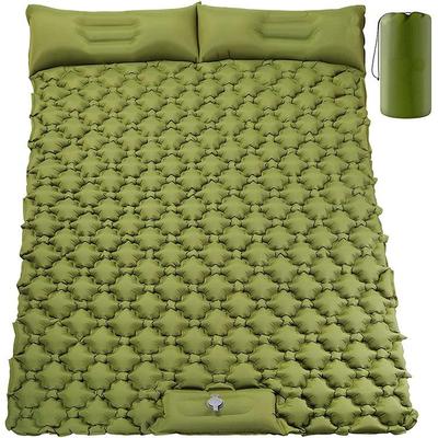 Inflatable Outdoor Portable Tent Moisture-proof Mat Camping Sleeping Mat Double Air Cushion Automatic Air Mattress Factory