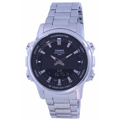 Refurbished Casio Enticer World Time Telememo Analog Digital AMW-880D-1A AMW880D-1 Men's Watch