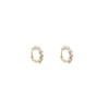 Cercei Huggie Earrings 13mm x 3.7mm for Women, Pearl Ear Hoops, Minimalist Fashion Jewelry, 925 Sterling Silver, Gift