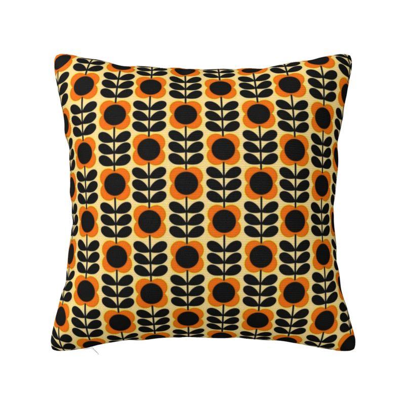 Custom Early Bird Granite Cushion Cover 40x40cm Orla Kiely Floral Velvet Cute Pillow Case Home Decoration