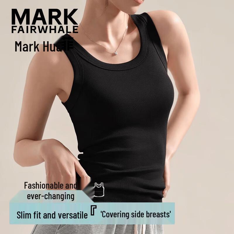 MARK FAIRWHALE Women s Ribbed Slim Fit Camisole Tank Top XL