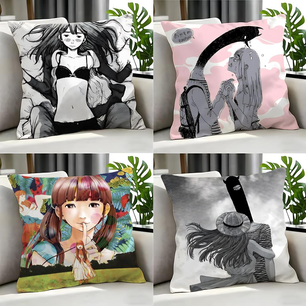 manga Goodnight Punpun Cushion Cover Cushion Cover Set Pcs x x x Pillowcase Decorative Sofa Home Decor
