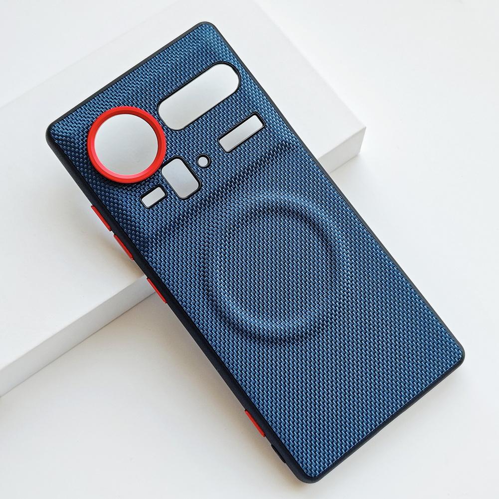 Magnetic Ring With Red Circle Lens Heightened To Protect the Case For ZTE Nubia RedMagic Z80 Ultra Z70 Z70s Ultra Slim Cover