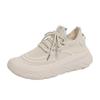 Sneakers Women's 2025 New Summer Popular Coconut Shoes Casual Mesh Breathable Lightweight Running Single Mesh Shoes