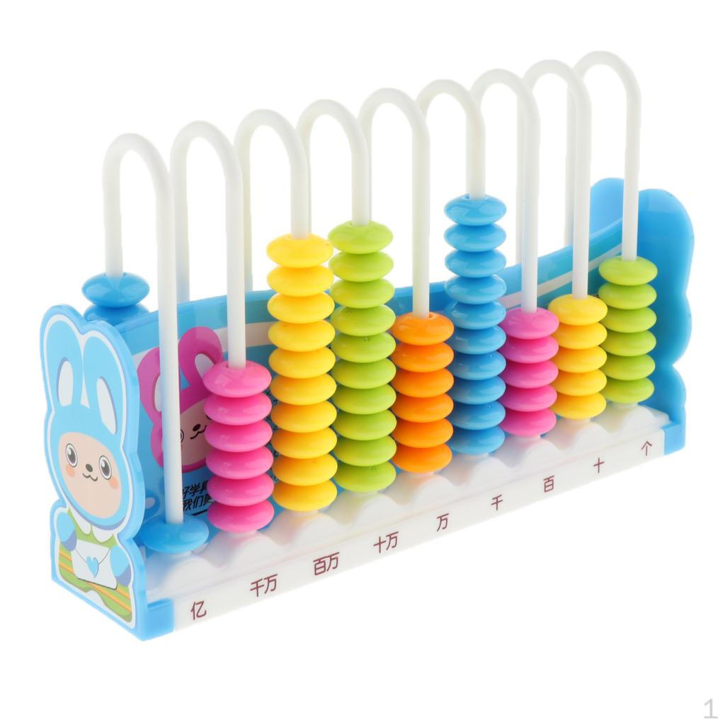

Пластиковые красочные бусины Abacus, игрушка для детей, обучающая игра по математике