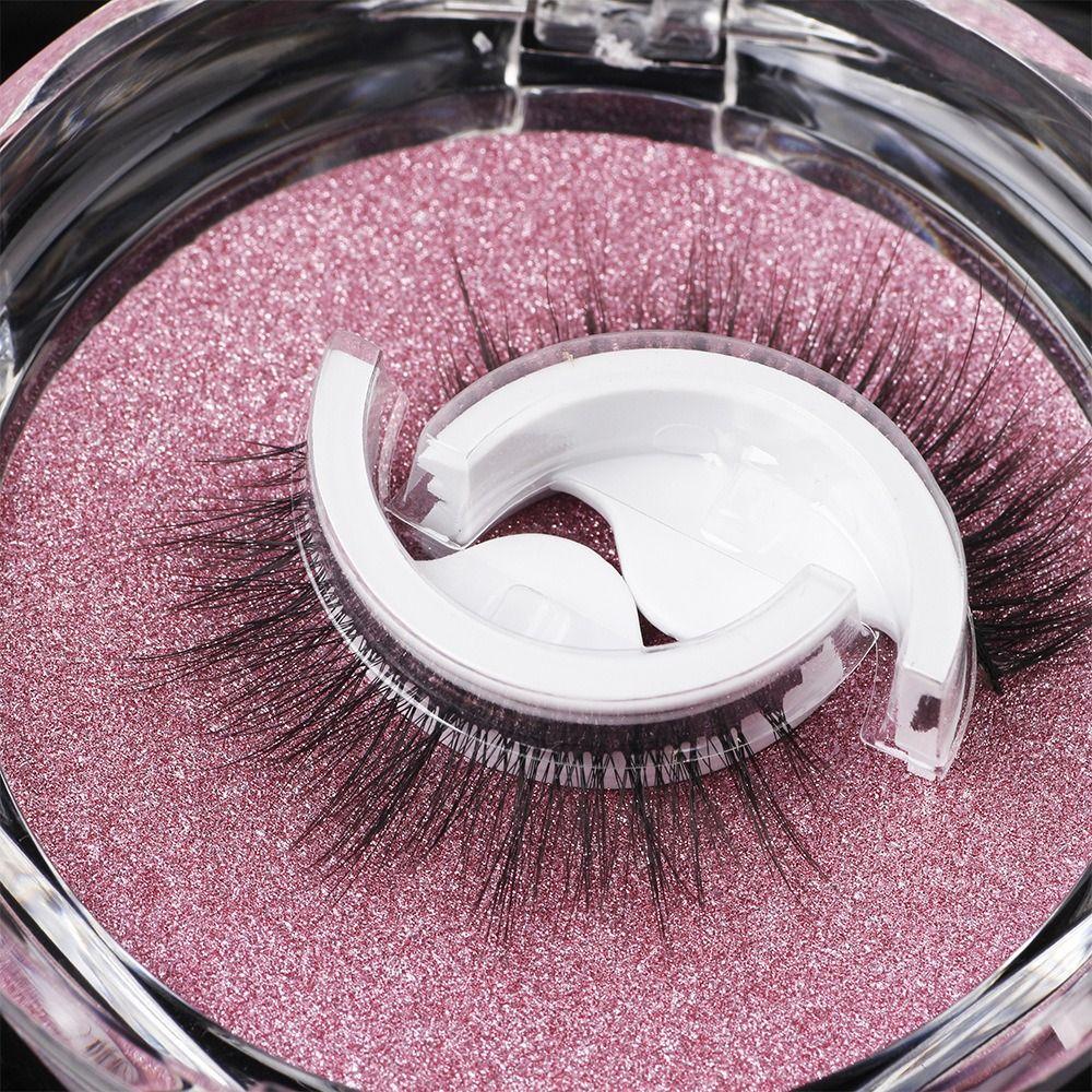 with Spare Tape Glue Free False Eyelashes Long Lasting False Eyelash Clusters  Makeup Tools