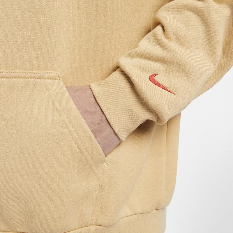 Nike Pullover Warm Letter Long Sleeve Hoodie Men Hoodies Khaki HQ4745233