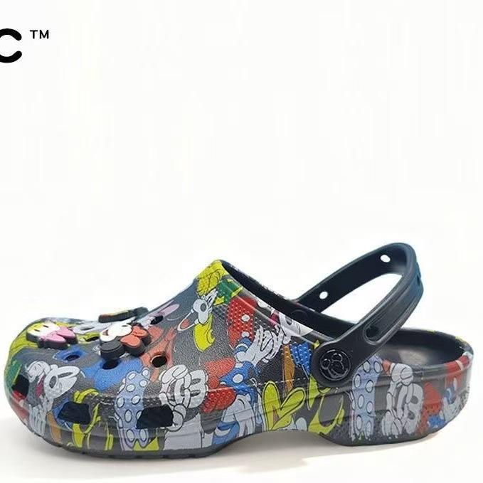 Crocs Классические Микки и его друзья Детская Обувь Унисекс Сандалии и Шлепанцы 24-25(C8) чёрный