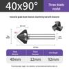 Cobalt Titanium-Plated Chamfering Drill for Stainless Steel - Single/Triple-Edge Countersink & Deburring Tool.
