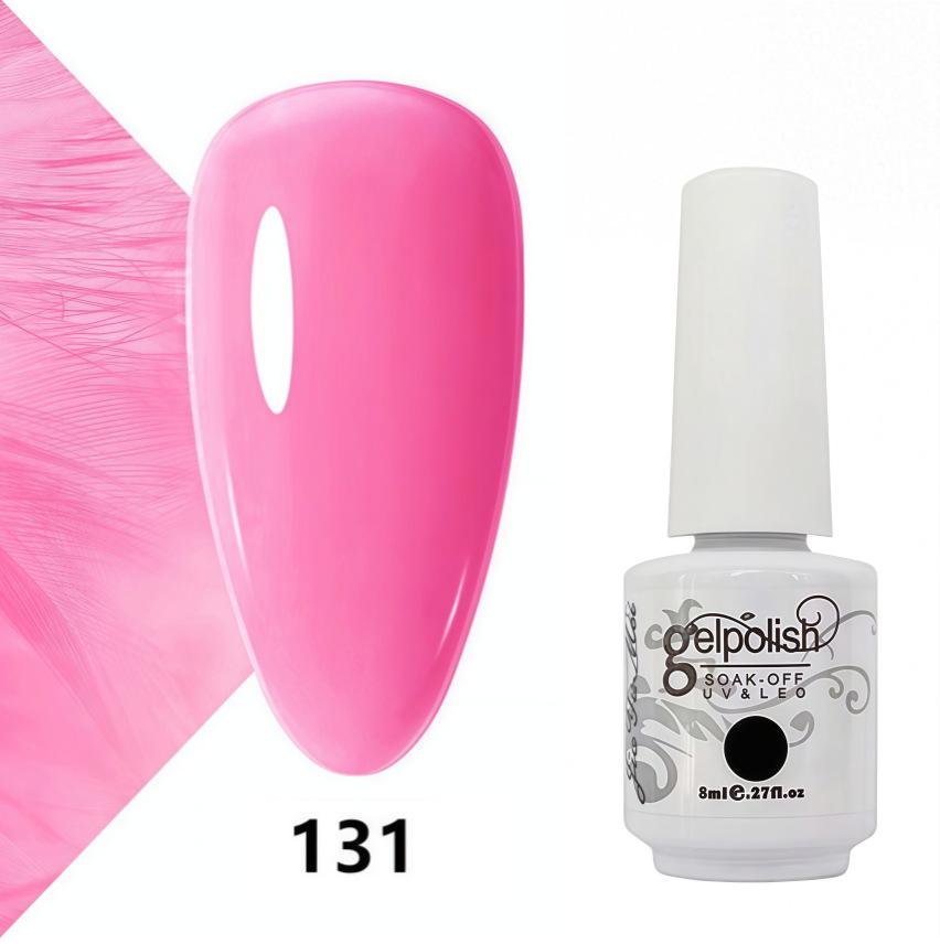 Amber Gel Polish Set: Gel Polish Manicure Kit with Whitening, Base Coat, and Sealer.