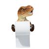 Drill-Free Dinosaur Toilet Paper Holder Wall Mounted Resin Paper Towel Dispenser  For Kitchen